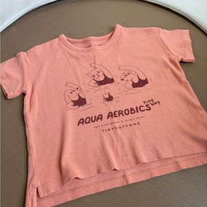 Kids Orange Aqua Aerobics T-Shirt